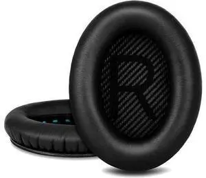 Professional Replacement Ear Pads for QuietComfort 35 QC15 QC25 QC2 QC35/ Ae2 Ae2i Ae2w SoundTrue & SoundLink Over-Ear/Around-Ear Headphones/Soft Protein Leather (Black) Professional Replacement Ear Pads for QuietComfort 35 QC15 QC25 QC2 QC35/ Ae2 Ae2i Ae2w SoundTrue & SoundLink Over-Ear/Around-Ear Headphones/Soft Protein Leather (Black)