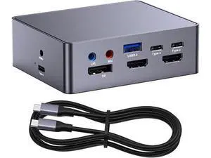 Universals 16 in 1 USB3.0 Expansion Dock 4K Double Monitors HDTV DisplayPort Multiple Interfaces Adapters for Laptop Metal Heatproof USB C Hubs Adapters Universals 16 in 1 USB3.0 Expansion Dock 4K Double Monitors HDTV DisplayPort Multiple Interfaces Adapters for Laptop Metal Heatproof USB C Hubs Adapters