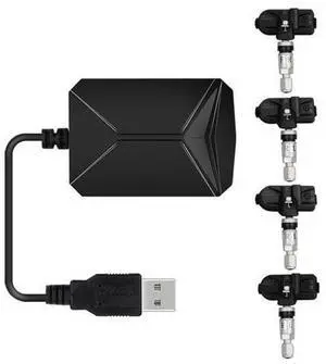 USB TPMS Tire Pressure Monitoring System Android Tire Pressure Monitor Wireless Transmission 4 External For Most Vehicles TPMS USB TPMS Tire Pressure Monitoring System Android Tire Pressure Monitor Wireless Transmission 4 External For Most Vehicles TPMS