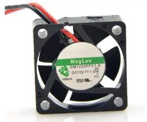 GM1203PFV1-8 DC12V 1.0W 30X30X10mm 2-Wire Cooling Fan 3010mm GM1203PFV1-8 DC12V 1.0W 30X30X10mm 2-Wire Cooling Fan 3010mm