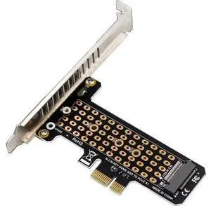 WLGQ NVMe M.2 SSD to PCIe X1 Adapter Card, PCIe Express Expansion Card with Low Profile Bracket WLGQ NVMe M.2 SSD to PCIe X1 Adapter Card, PCIe Express Expansion Card with Low Profile Bracket