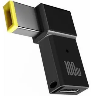 USB C to Slim Tip Laptop Charging Cable Adapter Male Type C to Square Converter 100W PD Power Supply Extension Cord Compatible with LEN-OVO Yoga Ideapad Legion T470s T470 T460s T450 T450s ThinkPad X1 USB C to Slim Tip Laptop Charging Cable Adapter Male Type C to Square Converter 100W PD Power Supply Extension Cord Compatible with LEN-OVO Yoga Ideapad Legion T470s T470 T460s T450 T450s ThinkPad X1