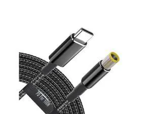 USB C to Slim Laptop Charging Adapter Male Type C to DC 6.5ft Cable 100W PD Power Charger Supply Cord Compatible with LEN-OVO Thinkpad T60 T61 T400 T430 T510 X60 X220 X61 L420 E420 (size 7.9 x 5.5mm) USB C to Slim Laptop Charging Adapter Male Type C to DC 6.5ft Cable 100W PD Power Charger Supply Cord Compatible with LEN-OVO Thinkpad T60 T61 T400 T430 T510 X60 X220 X61 L420 E420 (size 7.9 x 5.5mm)