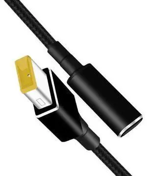 USB C to Slim Laptop Charging Adapter Female Type C to DC 0.8ft Cable 100W PD Power Charger Supply Cord Compatible with LEN-OVO Yoga Ideapad Legion T470s T470 T460s T450 ThinkPad X1 (Square ThinkPad) USB C to Slim Laptop Charging Adapter Female Type C to DC 0.8ft Cable 100W PD Power Charger Supply Cord Compatible with LEN-OVO Yoga Ideapad Legion T470s T470 T460s T450 ThinkPad X1 (Square ThinkPad)