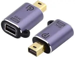 Mini DisplayPort 1.4 Male to Mini DP Female 8K 60hz Adapter Ultra-HD UHD 4K 144hz 7680 * 4320 for Video PC Laptop Monitor Mini DisplayPort 1.4 Male to Mini DP Female 8K 60hz Adapter Ultra-HD UHD 4K 144hz 7680 * 4320 for Video PC Laptop Monitor