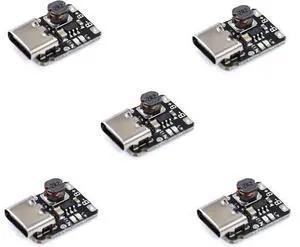 5pcs 5V 1.2A Charging Discharge Module USB Type-C 18650 Lithium Battery Discharge Charger Board with Protection (Replace TP4056 or TP4057). 5pcs 5V 1.2A Charging Discharge Module USB Type-C 18650 Lithium Battery Discharge Charger Board with Protection (Replace TP4056 or TP4057).