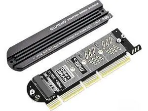 NVMe PCIe 5.0/4.0/3.0 Adapter NVMe M.2 SSD to PCIe X4/X8/X16 Card with Aluminum Heat Sink M.2 to PCI-Express SSD Expansion Card Support 2230 2242 2260 2280 Max 4TB for Windows/Linux/Mac os NVMe PCIe 5.0/4.0/3.0 Adapter NVMe M.2 SSD to PCIe X4/X8/X16 Card with Aluminum Heat Sink M.2 to PCI-Express SSD Expansion Card Support 2230 2242 2260 2280 Max 4TB for Windows/Linux/Mac os