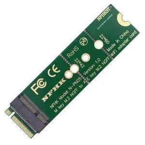 WiFi Riser Card Key-E Wireless Networking Card to M.2 Key-M NVME SSD Adapter Compatible with Wifi6 WIFI7 WiFi Riser Card Key-E Wireless Networking Card to M.2 Key-M NVME SSD Adapter Compatible with Wifi6 WIFI7
