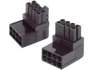 2pcs/lot ATX 8P Male to Female 90 Degree Up Down Angled Power Header Adapter for GPU Graphics Card 2pcs/lot ATX 8P Male to Female 90 Degree Up Down Angled Power Header Adapter for GPU Graphics Card