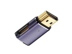 HDMI Male to HDMI 2.1 Female Flat Horizontal 90 Degree Right Angled UHD Extension Adapter Support 8K 60hz HDTV HDMI Male to HDMI 2.1 Female Flat Horizontal 90 Degree Right Angled UHD Extension Adapter Support 8K 60hz HDTV