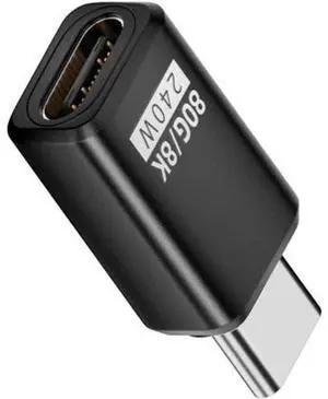 USB5.0 80Gbps Male to Female Extension Adapter with 240W 16K 8K 5K Compatible with USB4.0 Thunderbolt3/4/5 USB5.0 80Gbps Male to Female Extension Adapter with 240W 16K 8K 5K Compatible with USB4.0 Thunderbolt3/4/5