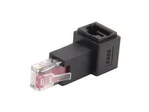 Left Angled 90 Degree 8P8C FTP STP UTP Cat 5e Male to Female LAN Ethernet Network Extension Adapter Left Angled 90 Degree 8P8C FTP STP UTP Cat 5e Male to Female LAN Ethernet Network Extension Adapter