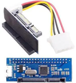 IDE/PATA 40Pin Disk to SATA Female Converter Adapter PCBA for Desktop 3.5" Hard Disk Drive IDE/PATA 40Pin Disk to SATA Female Converter Adapter PCBA for Desktop 3.5" Hard Disk Drive