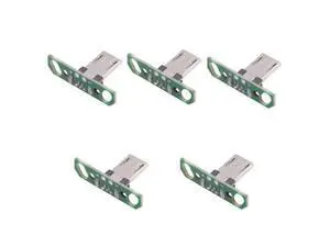 5pcs/Set DIY OEM Micro USB2.0 Male Plug Long Connector 13mm Length with PCB Mounting Assembly Solder Type 5pcs/Set DIY OEM Micro USB2.0 Male Plug Long Connector 13mm Length with PCB Mounting Assembly Solder Type
