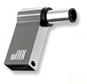 USB C to 7.4mm Laptop Charging Adapter Female Type C to DC 7.4 x 5.0mm Barrel Jack Plug Converter 100W PD Power Charger Connector Tips for D-ELL Latitude 5280 5290 5490 5491 5285 5289 5480 5488 5580 USB C to 7.4mm Laptop Charging Adapter Female Type C to DC 7.4 x 5.0mm Barrel Jack Plug Converter 100W PD Power Charger Connector Tips for D-ELL Latitude 5280 5290 5490 5491 5285 5289 5480 5488 5580