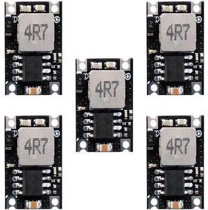 MP1584EN 5pcs Mini 12V Buck Converter Board - 12-30V to 12V, 1.8A Output, Small Size (Black, 12, Volt) MP1584EN 5pcs Mini 12V Buck Converter Board - 12-30V to 12V, 1.8A Output, Small Size (Black, 12, Volt)
