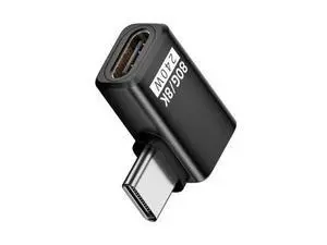 USB C Extender Adapter,USB 5.0 Type C Male to Female 90 Degree Right Angled Adapter Support 80Gbps Data Transfer PD 240W Fast Charging 16K/8K/5K Video Output USB C Extender Adapter,USB 5.0 Type C Male to Female 90 Degree Right Angled Adapter Support 80Gbps Data Transfer PD 240W Fast Charging 16K/8K/5K Video Output