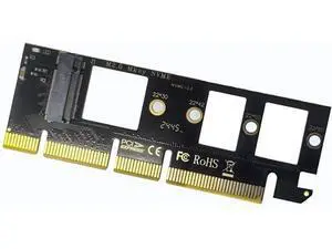 M.2 NVMe SSD to PCIe X16 Adapter Card, PCIE 4.0 Converter, Supports 2230/2242/2260/2280 SSD Sizes M.2 NVMe SSD to PCIe X16 Adapter Card, PCIE 4.0 Converter, Supports 2230/2242/2260/2280 SSD Sizes