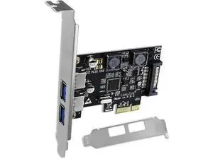 2-Ports PCIE USB 3.0 (USB 3.1 GEN1) 5Gbps Expansion Card for Desktop PCs, 2X 5Gbps USB-A Ports, Built in Smart Power Distribution Technology, No Need Extra Power Supply (PCIE-U302A) 2-Ports PCIE USB 3.0 (USB 3.1 GEN1) 5Gbps Expansion Card for Desktop PCs, 2X 5Gbps USB-A Ports, Built in Smart Power Distribution Technology, No Need Extra Power Supply (PCIE-U302A)