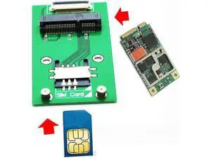 Mini PCI-E Card to M.2(NGFF) Key A/E Cable with SIM Card Slot for WiFi/WWAN/LTE Module Mini PCI-E Card to M.2(NGFF) Key A/E Cable with SIM Card Slot for WiFi/WWAN/LTE Module