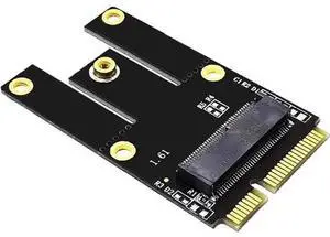 NGFF M.2 (Key-A+E/Key-E) to Mini PCI-E Express Card,Compatible with Intel AX201 AX200 9260 8265 8260 7260 Card NGFF M.2 (Key-A+E/Key-E) to Mini PCI-E Express Card,Compatible with Intel AX201 AX200 9260 8265 8260 7260 Card