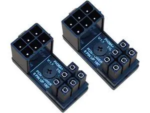 GPU PCIe ATX 6Pin Male to Female 180 Degree Angled Power Adapter for Desktops Graphics Card(2pcs Type A/Pack) GPU PCIe ATX 6Pin Male to Female 180 Degree Angled Power Adapter for Desktops Graphics Card(2pcs Type A/Pack)