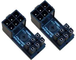 GPU PCIe ATX 6Pin Female to Male 180Degree Angled Power Adapter Connector for Desktops Graphics Card(2pcs Type B/Pack) GPU PCIe ATX 6Pin Female to Male 180Degree Angled Power Adapter Connector for Desktops Graphics Card(2pcs Type B/Pack)