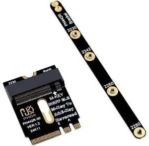 M.2 (NGFF) 2230 2242 2280 NVME SSD to M2 A/E Key Port Card (Only Provide PCIe 1X Lane) M.2 (NGFF) 2230 2242 2280 NVME SSD to M2 A/E Key Port Card (Only Provide PCIe 1X Lane)