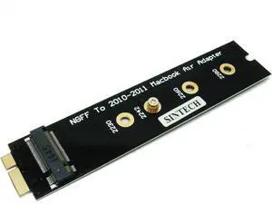M.2 NGFF SSD 18Pin Adapter Card for Upgrade 2010-2011 Year MacBook Air M.2 NGFF SSD 18Pin Adapter Card for Upgrade 2010-2011 Year MacBook Air
