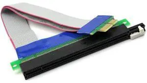 Flexible PCI Express X1 to X16 Riser Cable 25cms Flexible PCI Express X1 to X16 Riser Cable 25cms