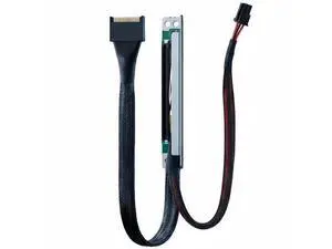 PCIe 5.0 to Dual MCIO Riser Cable, 350mm PCIe x16 to 2X MCIO 8i 74P Extension Cable for GPU/NVMe SSD Expansion in Server Workstation (Single MCIO, 350MM) PCIe 5.0 to Dual MCIO Riser Cable, 350mm PCIe x16 to 2X MCIO 8i 74P Extension Cable for GPU/NVMe SSD Expansion in Server Workstation (Single MCIO, 350MM)