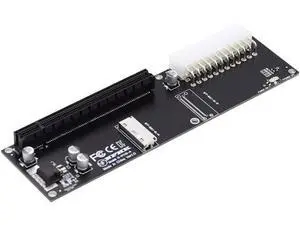 8X Oculink SFF-8612 8611 to PCIE PCI-Express 16x Adapter with ATX 24pin Power Port for Mainboard Graphics Card 8X Oculink SFF-8612 8611 to PCIE PCI-Express 16x Adapter with ATX 24pin Power Port for Mainboard Graphics Card