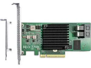 12G Internal PCIe Controller Card, 8 Ports 12Gb/s SATA + SAS HBA Card, Broadcom's 3008 Chip, PCI Express 3.0 X8, 2X Mini SAS SFF-8643 Ports, Same as 9300-8I with Low Profile Bracket 12G Internal PCIe Controller Card, 8 Ports 12Gb/s SATA + SAS HBA Card, Broadcom's 3008 Chip, PCI Express 3.0 X8, 2X Mini SAS SFF-8643 Ports, Same as 9300-8I with Low Profile Bracket