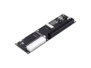 Oculink SFF-8611/8612 8i to PCI-E 16X PCI Express Expansion Card Adapter with ATX 24Pin Power for External Graphics Card & SSD Oculink SFF-8611/8612 8i to PCI-E 16X PCI Express Expansion Card Adapter with ATX 24Pin Power for External Graphics Card & SSD