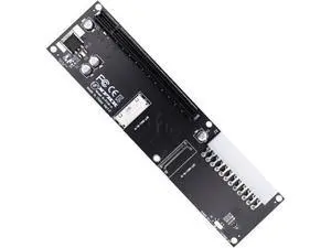Oculink SFF-8612 8611 8X to 16x PCIE PCI-Express Adapter with ATX 24pin Power Port for Mainboard Graphics Card Oculink SFF-8612 8611 8X to 16x PCIE PCI-Express Adapter with ATX 24pin Power Port for Mainboard Graphics Card