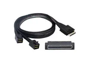 SFF-8611 to SFF-8643 Cable,OCuLink PCIe PCI-Express SFF-8611 8X 8-Lane to 2 SFF-8643 HD 4X SSD Data Active Cable 50cm SFF-8611 to SFF-8643 Cable,OCuLink PCIe PCI-Express SFF-8611 8X 8-Lane to 2 SFF-8643 HD 4X SSD Data Active Cable 50cm