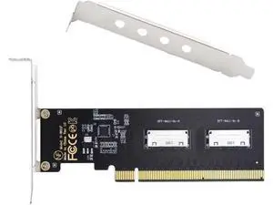 PCI-Express 4.0 PCIE 16x Detachable to Dual Oculink SFF-8612 SFF-8611 8X VROC Adapter for Mainboard SSD Graphics Card PCI-Express 4.0 PCIE 16x Detachable to Dual Oculink SFF-8612 SFF-8611 8X VROC Adapter for Mainboard SSD Graphics Card