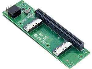 Dual MCIO 8i Mini Cool Edge IO SFF-TA-1016 to PCIE5.0 PCI-Express 16x VROC Adapter for Mainboard SSD Graphics Card Dual MCIO 8i Mini Cool Edge IO SFF-TA-1016 to PCIE5.0 PCI-Express 16x VROC Adapter for Mainboard SSD Graphics Card