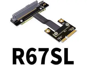 ADT-Link mPCIe (Mini PCI-E) to U.2 SFF8639 Extension Cable for U.2 SSD to Mini-PICIe Card Slot Extension (30cm, R67SL) ADT-Link mPCIe (Mini PCI-E) to U.2 SFF8639 Extension Cable for U.2 SSD to Mini-PICIe Card Slot Extension (30cm, R67SL)