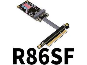 ADT-Link PCI Express 3.0 x8 to Mini-PCIe Extension Cable for minicard to PCIe x8 Slot Gen3 (50cm, R86SF) ADT-Link PCI Express 3.0 x8 to Mini-PCIe Extension Cable for minicard to PCIe x8 Slot Gen3 (50cm, R86SF)
