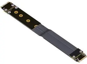 M.2 NVMe SSD Extension Cable Male to Male M.2 NVMe Key M Extension Cable PCIe3.0 x4 Full Speed (20cm, R44BB(Tx to Rx)) M.2 NVMe SSD Extension Cable Male to Male M.2 NVMe Key M Extension Cable PCIe3.0 x4 Full Speed (20cm, R44BB(Tx to Rx))