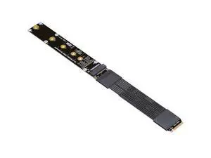 ADT-Link NGFF M-Key NVME Male to Female Extension PCI Express Cable Gen 5.0 for Mainboard SSD 2230/2242/2260/2280 (K44SH-BK(Gen5), 20cm) ADT-Link NGFF M-Key NVME Male to Female Extension PCI Express Cable Gen 5.0 for Mainboard SSD 2230/2242/2260/2280 (K44SH-BK(Gen5), 20cm)