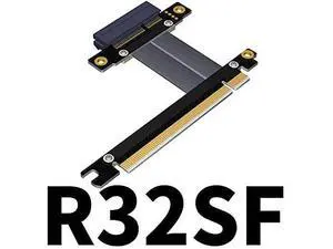 PCI Express 3.0 x16 to x4 Extension Cable 90 180 270 Degree (50cm, R32SL) PCI Express 3.0 x16 to x4 Extension Cable 90 180 270 Degree (50cm, R32SL)