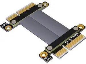 PCIE X4 Riser Cable PCIe 4.0/3.0 X4 to X4board to Board Male to Male Jumpers Extension Cable PCI Express 4X Riser Card Ribbon Extender (10cm, R22NS(Tx to Rx)) PCIE X4 Riser Cable PCIe 4.0/3.0 X4 to X4board to Board Male to Male Jumpers Extension Cable PCI Express 4X Riser Card Ribbon Extender (10cm, R22NS(Tx to Rx))