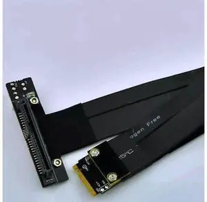 ADT-Link M.2 NVMe NGFF Key M Key-M to U2 Interface SFF-8639 (U.2) Adapter Riser Card Ribbon Extender Cable for U.2 NVME SSD (30cm, R47SL(Gen3)) ADT-Link M.2 NVMe NGFF Key M Key-M to U2 Interface SFF-8639 (U.2) Adapter Riser Card Ribbon Extender Cable for U.2 NVME SSD (30cm, R47SL(Gen3))