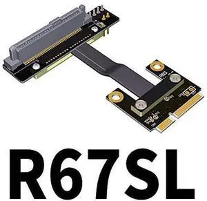 QJJ mPCIe (mini PCI-E) to U.2 SFF8639 Extension Cable (60cm, R67SL) QJJ mPCIe (mini PCI-E) to U.2 SFF8639 Extension Cable (60cm, R67SL)