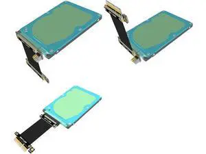 ADT-Link PCI Express 3.0/4.0 x4 to U.2 (SFF-8639) Splint Vertical Extension Cable SSD U2 PCIe 4X Riser Card Line (50cm, R27SL 4.0) ADT-Link PCI Express 3.0/4.0 x4 to U.2 (SFF-8639) Splint Vertical Extension Cable SSD U2 PCIe 4X Riser Card Line (50cm, R27SL 4.0)