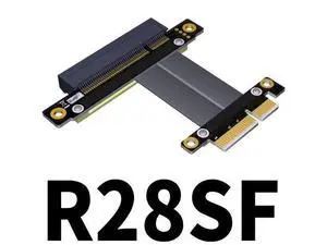 QJJ PCIe x4 to x8 Extender Adapter Jumper for Capture Card, RAID SSD, gigabit LAN, USB Cards. (60cm, R28SF) QJJ PCIe x4 to x8 Extender Adapter Jumper for Capture Card, RAID SSD, gigabit LAN, USB Cards. (60cm, R28SF)