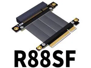 QJJ PCIe x8 to x8 Adapter for Graphics Video Cards Extension (100cm, R88SF) QJJ PCIe x8 to x8 Adapter for Graphics Video Cards Extension (100cm, R88SF)