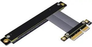 ADT-Link PCIe 4.0/3.0 x4 to PCIE x16 Graphics Card Riser Adapter 16x PCI-e PCI-Express Cable 90 180 Degree (50cm, R23SR(gen 3)) ADT-Link PCIe 4.0/3.0 x4 to PCIE x16 Graphics Card Riser Adapter 16x PCI-e PCI-Express Cable 90 180 Degree (50cm, R23SR(gen 3))